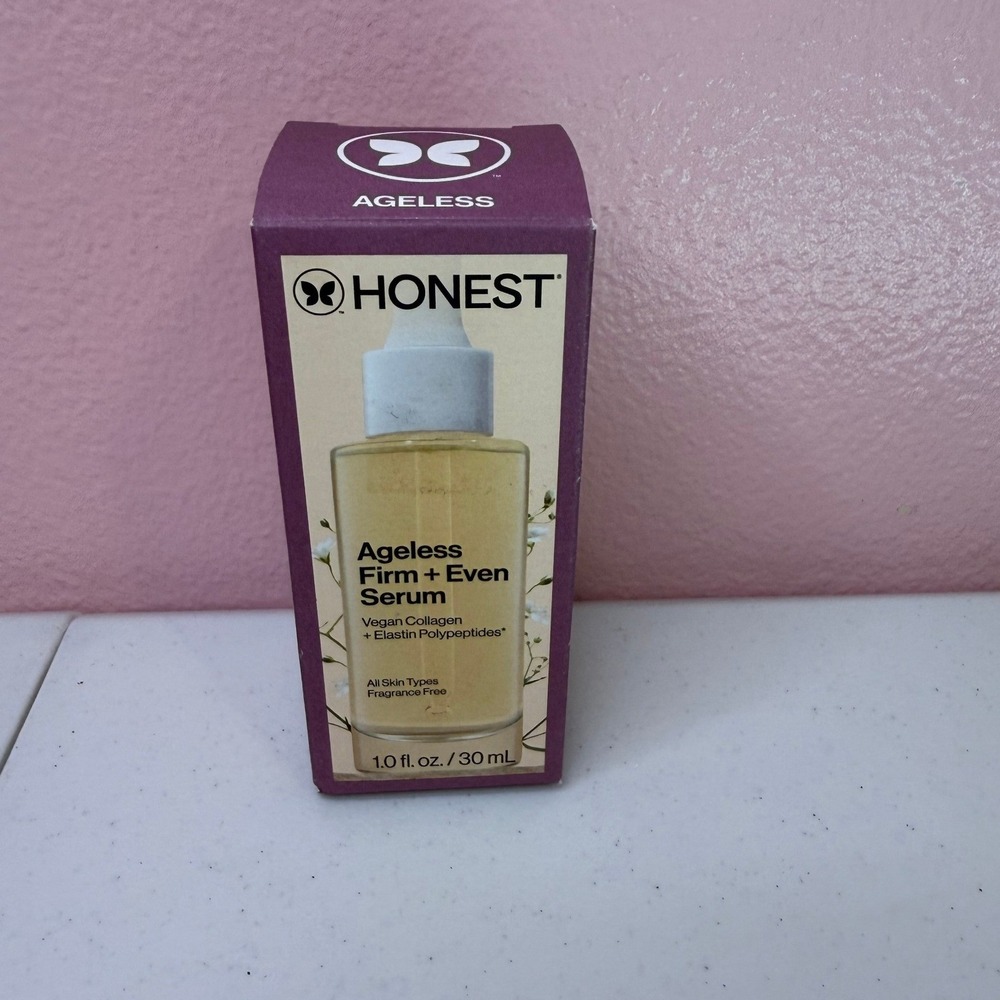 Honest Ageless Firm + Even Serum Vegan Collagen Elastin Polypeptides 1oz 30ml